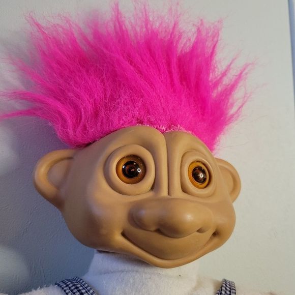 Trolls! Vintage 1984 Troll Doll with Glowing Eyes - Picture 2 of 8